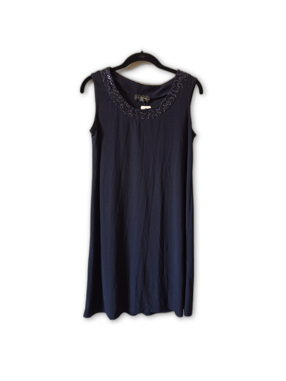 R&M Richards Dress Womens Size 8 Navy Blue Sleeveless cocktail or business